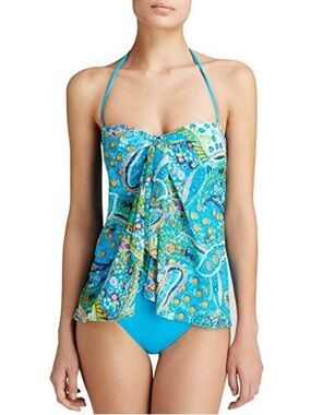 LAUREN RALPH LAUREN | Flyaway Swimming Suit Dress One Piece NWOT 20 W